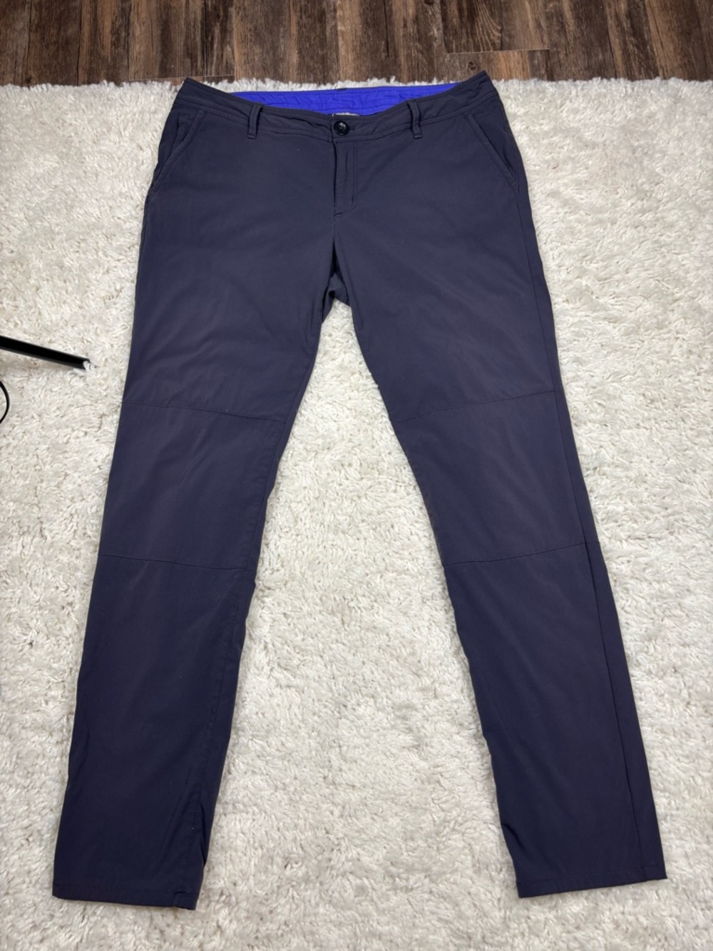 Eddie Bauer First Ascent Women’s 10 Navy Stretch Hiking Outdoor Pants